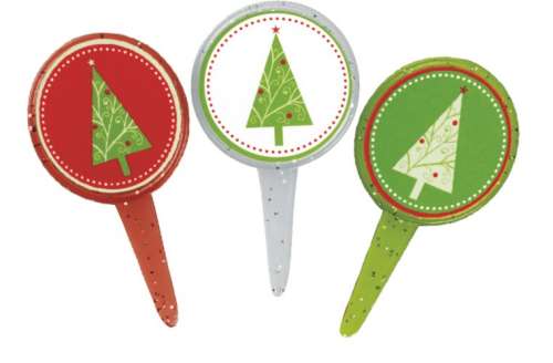 Stylish Christmas Tree Cupcake Pixs - Click Image to Close